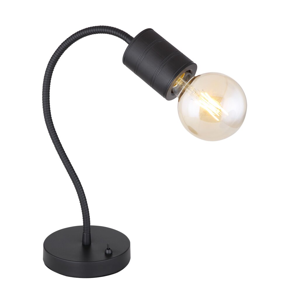 Lampe de table Globo HERMINE Noir, 1 lumière main product photo