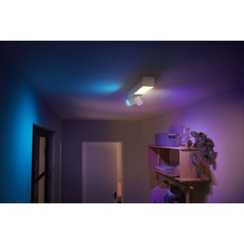 Plafonnier Philips HUE Centris LED Blanc, 3 lumières, Changeur de couleurs