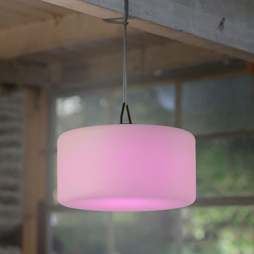 Suspension Leuchten Direkt HOLLY LED Noir, Blanc, 1 lumière, Changeur de couleurs main product photo