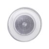 Ventilateur de plafond Leuchten Direkt DION LED Argenté, 1 lumière, Télécommandes, Changeur de couleurs