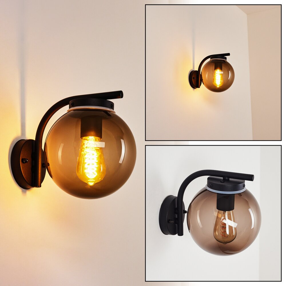 Applique murale d'extérieur Rombotten Noir, 1 lumière main product photo