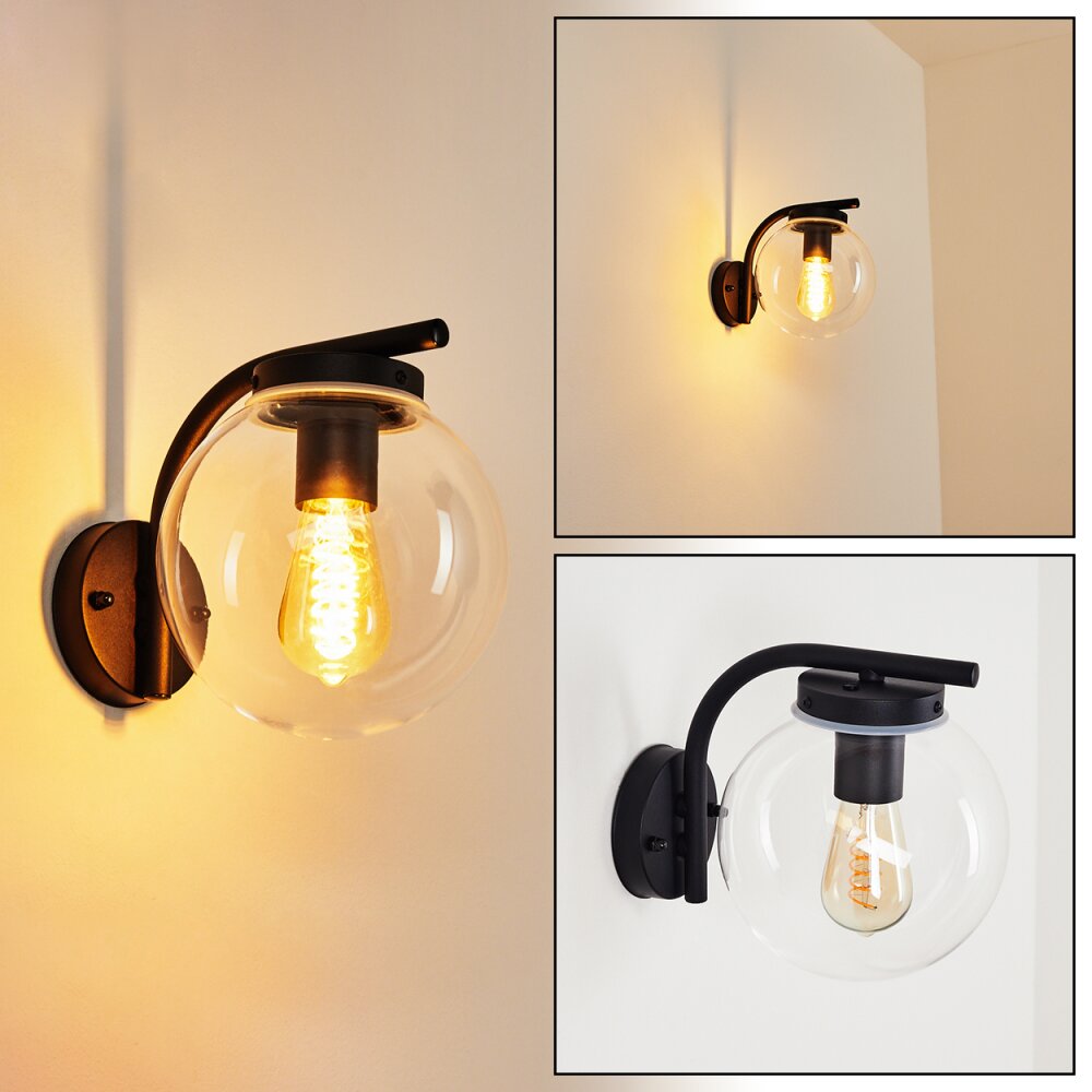 Applique murale d'extérieur Rombotten Noir, 1 lumière main product photo