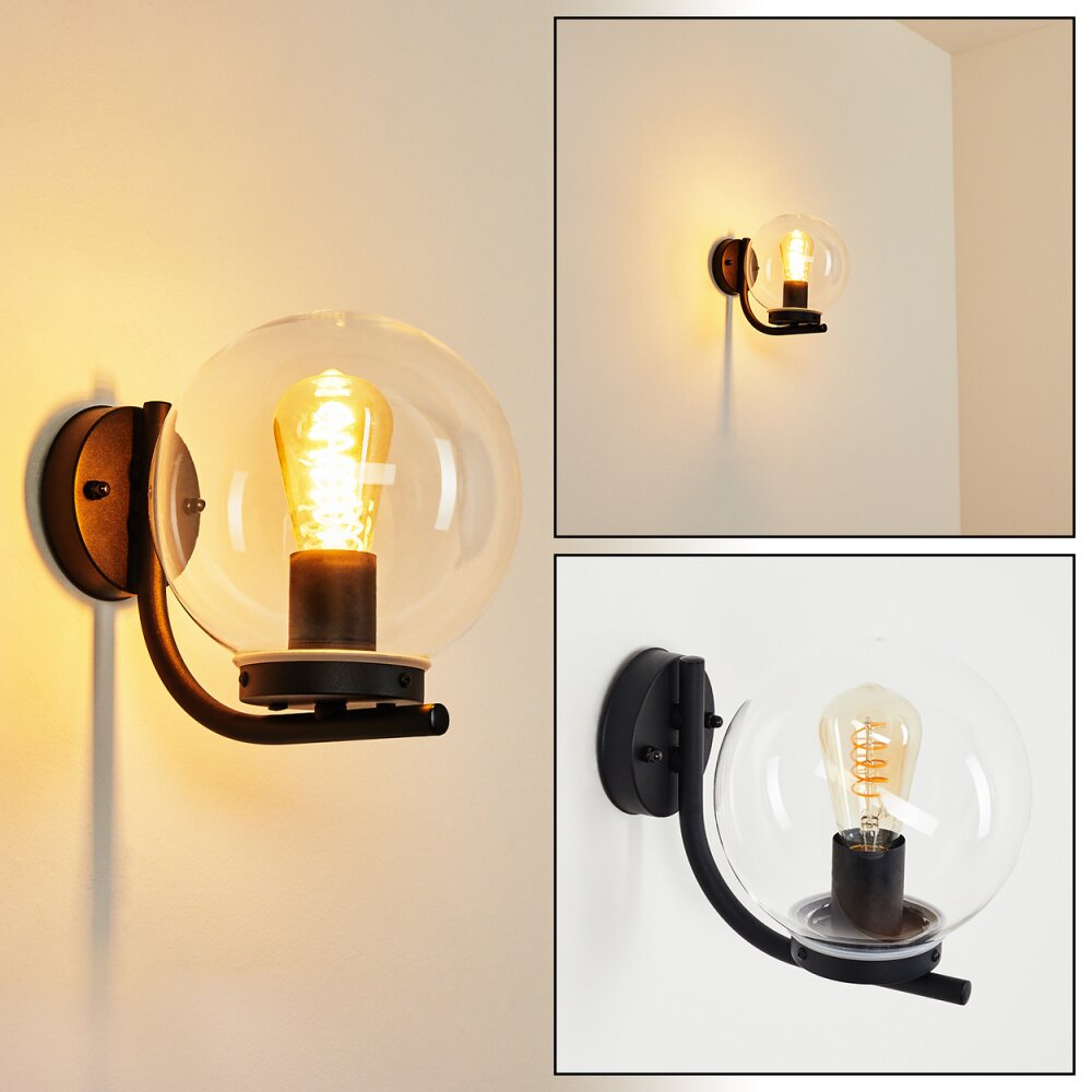 Applique murale d'extérieur Rombotten Noir, 1 lumière main product photo
