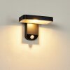 Lampe solaires Bondarp LED Noir, 1 lumière, Détecteur de mouvement