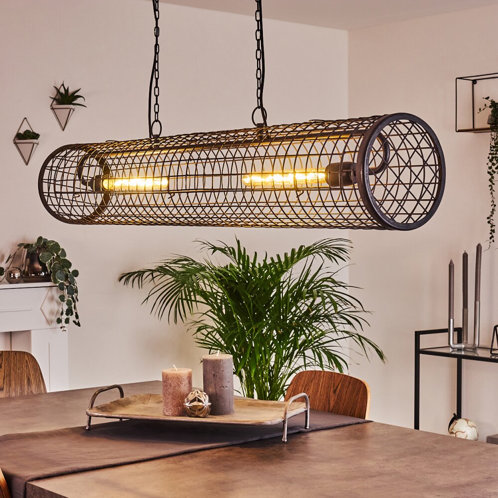 Suspension Gullvik Argent Oxydé, 2 lumières main product photo