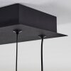 Suspension Omega LED Noir, 1 lumière