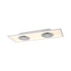 Ventilateur de plafond Leuchten Direkt FLAR-AIR LED Blanc, 1 lumière, Télécommandes