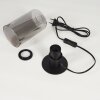Lampe de table Hunouri Noir, 1 lumière