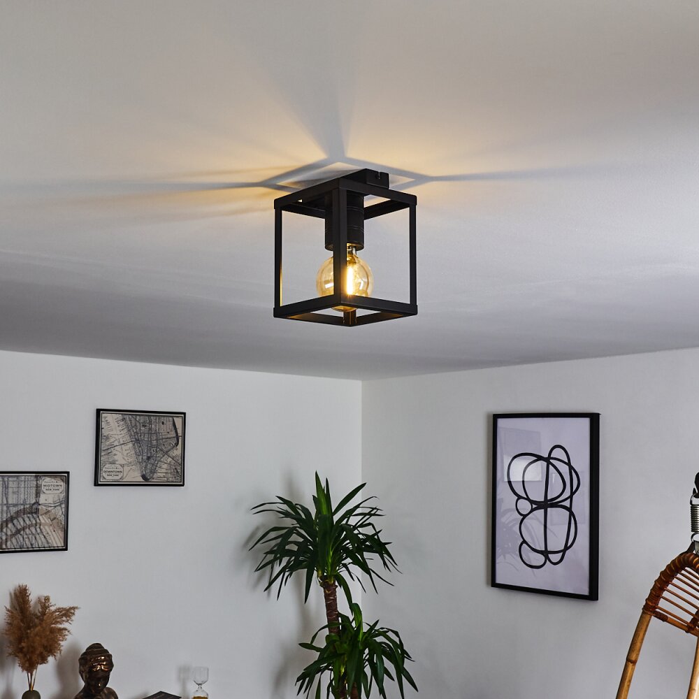 Plafonnier Salla Noir, 1 lumière main product photo