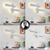 Applique murale Cuchara LED Blanc, 2 lumières