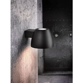 Applique murale d'extérieur Nordlux BELL Noir, 1 lumière Applique murale d'extérieur Nordlux BELL Noir, 1 lumière