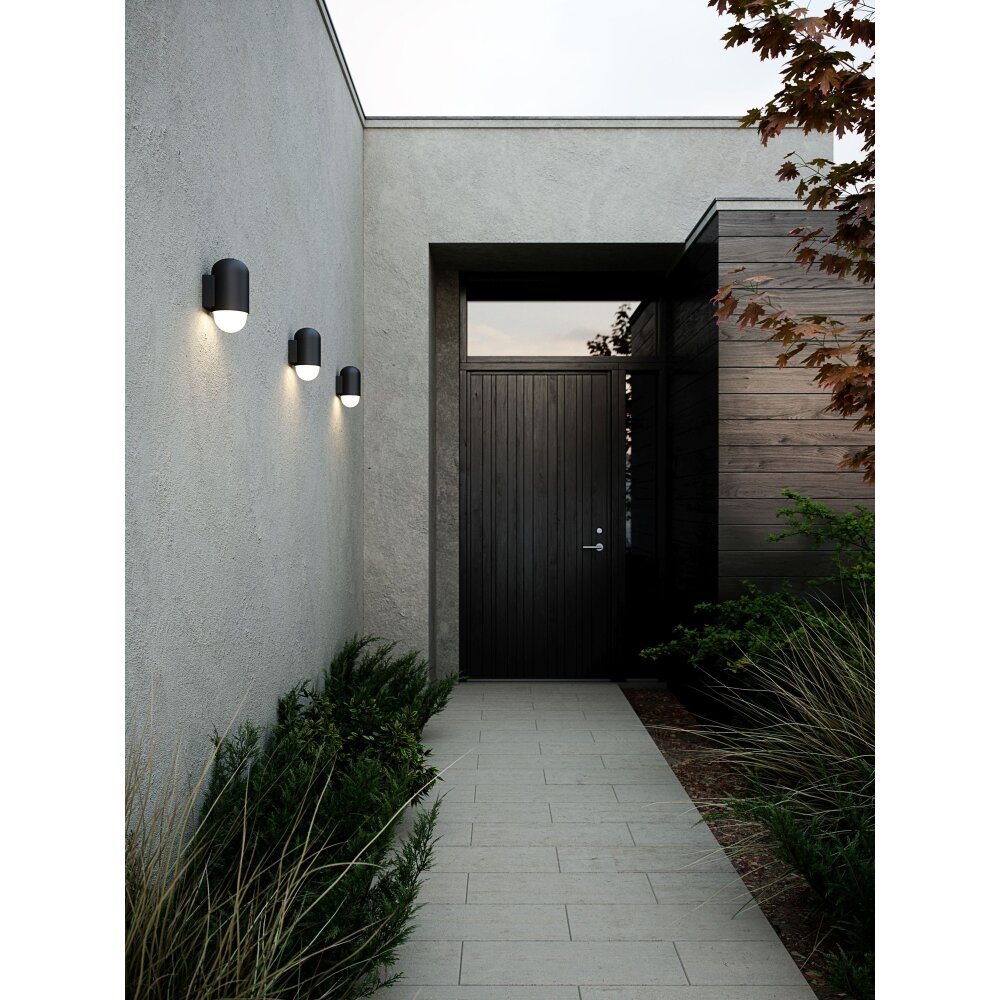 Applique murale d'extérieur Nordlux HEKA Noir, 1 lumière main product photo