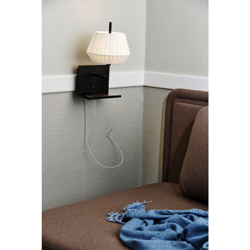 Applique murale Nordlux DICTE Noir, 1 lumière main product photo