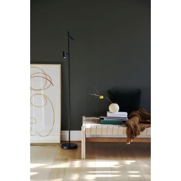 Lampadaire Nordlux OMARI LED Noir, 2 lumières