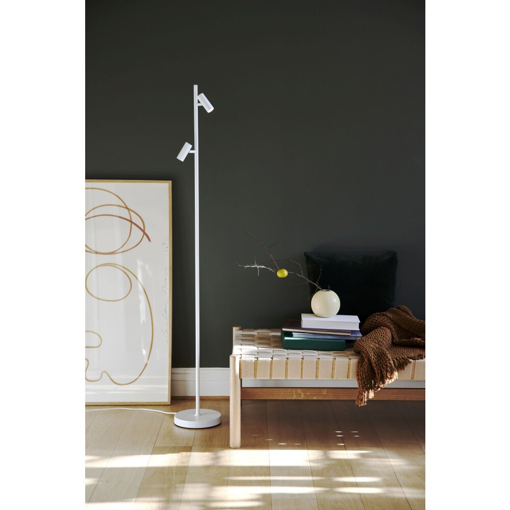 Lampadaire Nordlux OMARI LED Blanc, 2 lumières main product photo