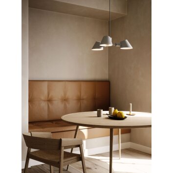 Suspension Design For The People by Nordlux STAY Gris, 3 lumières