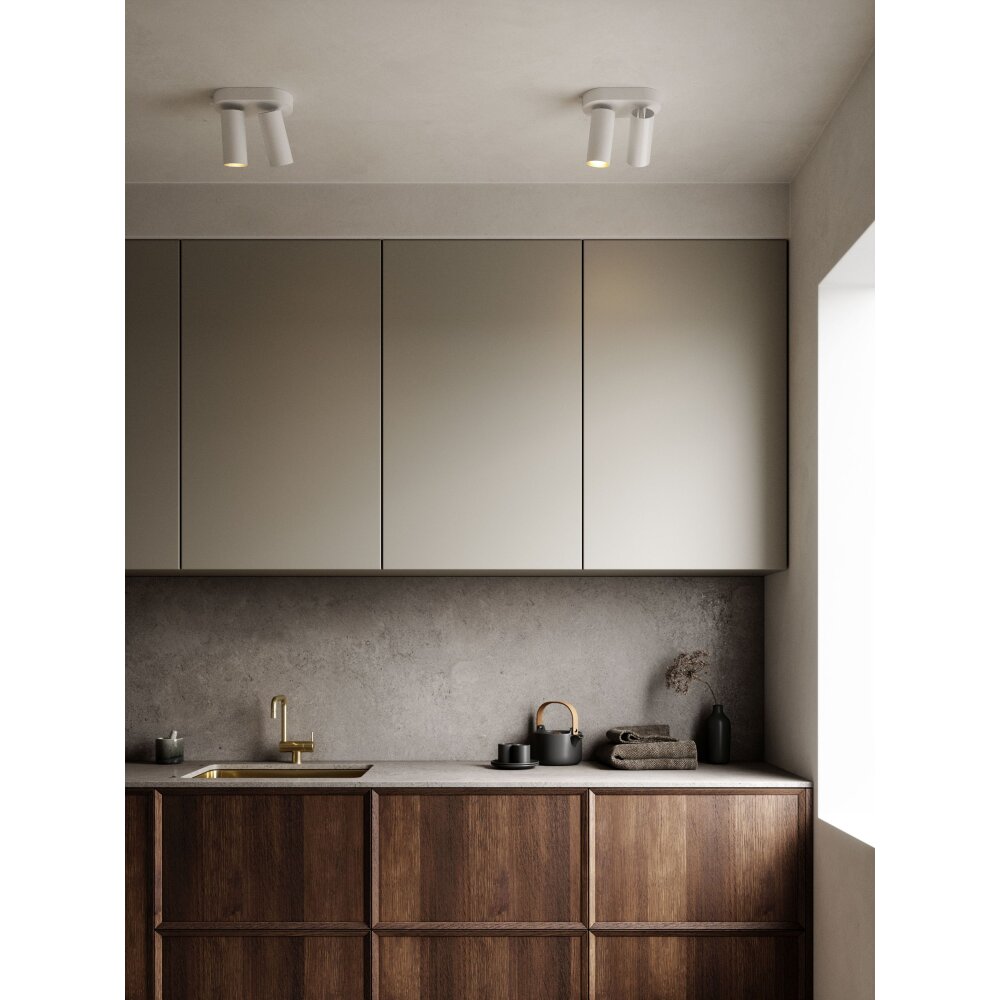 Plafonnier Design For The People by Nordlux MIMI Blanc, 2 lumières main product photo