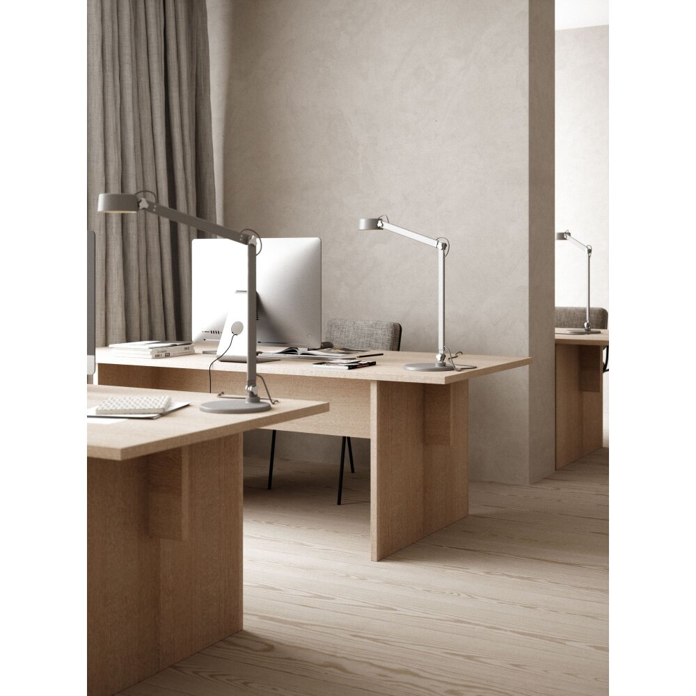 Lampe de table Design For The People by Nordlux NOBU LED Gris, 1 lumière main product photo