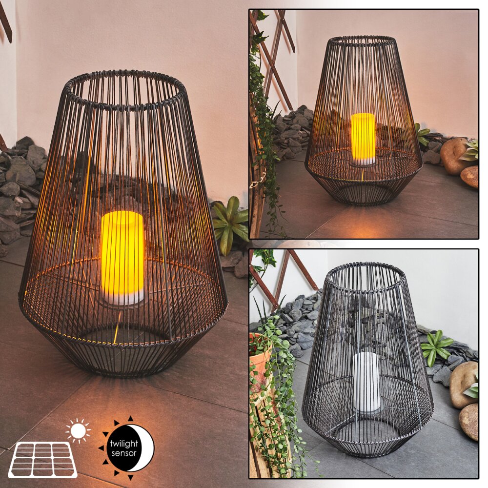 lampe solaire Mendola LED Gris, 1 lumière main product photo
