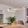 Suspension Omega LED Argenté, 1 lumière