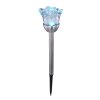Lot de 2 lampes solaires Globo MIYUGO LED Acier inoxydable, 1 lumière, Changeur de couleurs