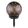 lampe solaire Globo LED Fumé, 20 lumières