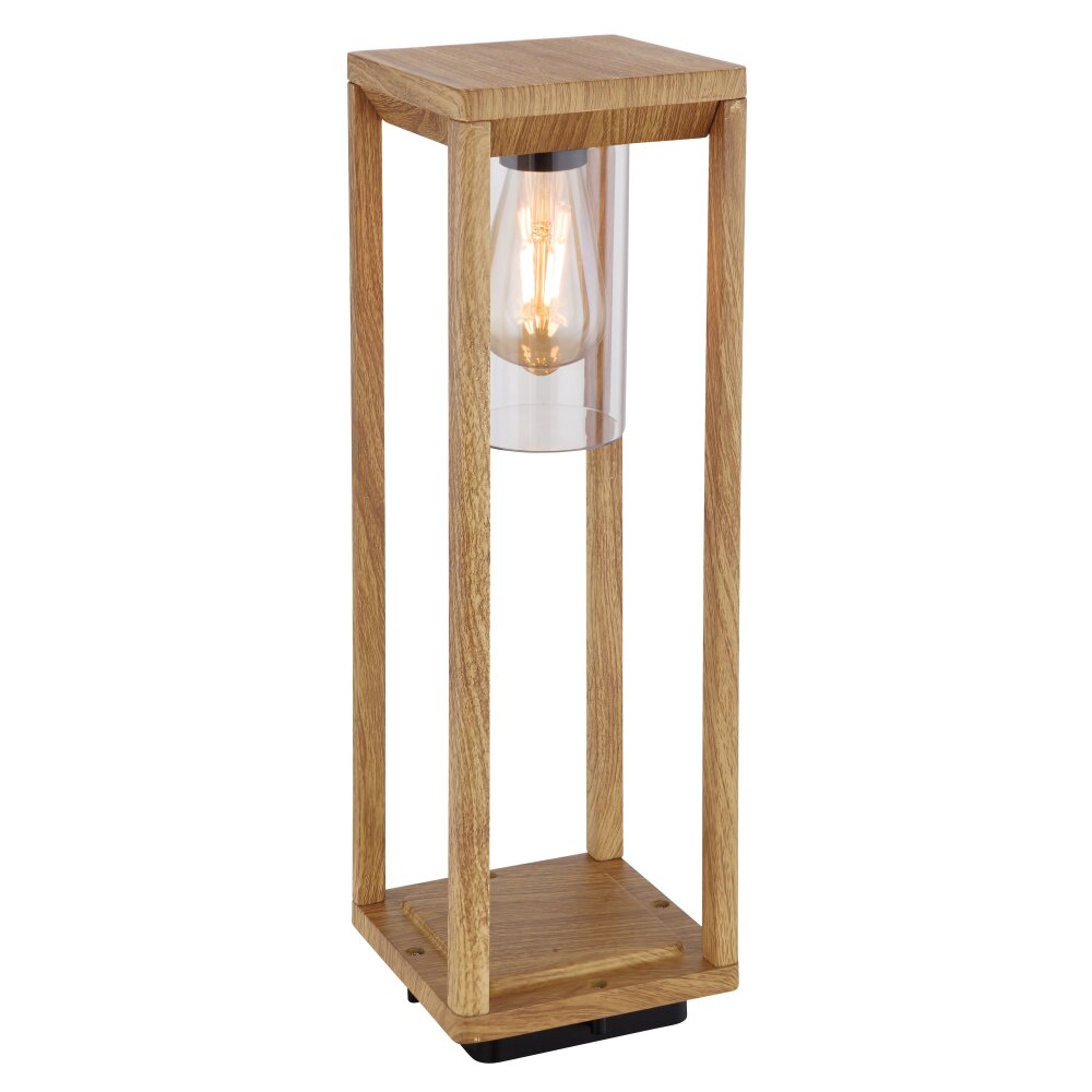 Borne lumineuse Globo CANDELA Bois foncé, 1 lumière main product photo