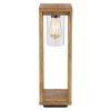 Borne lumineuse Globo CANDELA Bois foncé, 1 lumière