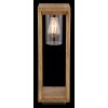 Borne lumineuse Globo CANDELA Bois foncé, 1 lumière