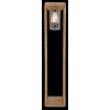 Borne lumineuse Globo CANDELA Bois foncé, 1 lumière