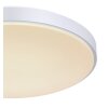 Plafonnier Globo SONNY LED Argenté, Blanc, 1 lumière, Télécommandes