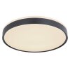 Plafonnier Globo SONNY LED Noir, Blanc, 1 lumière, Télécommandes