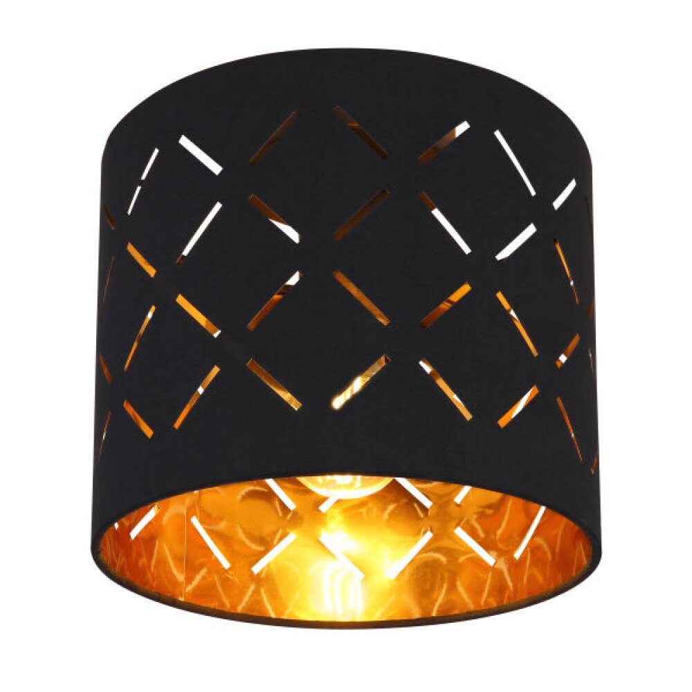 Plafonnier Globo CLARKE Noir, 1 lumière main product photo