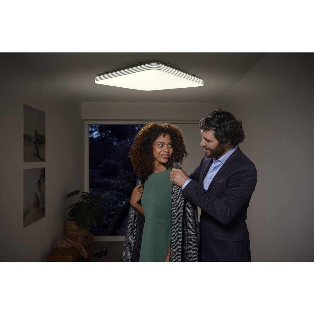 Plafonnier LEDVANCE ORBIS Blanc, 1 lumière, Détecteur de mouvement main product photo
