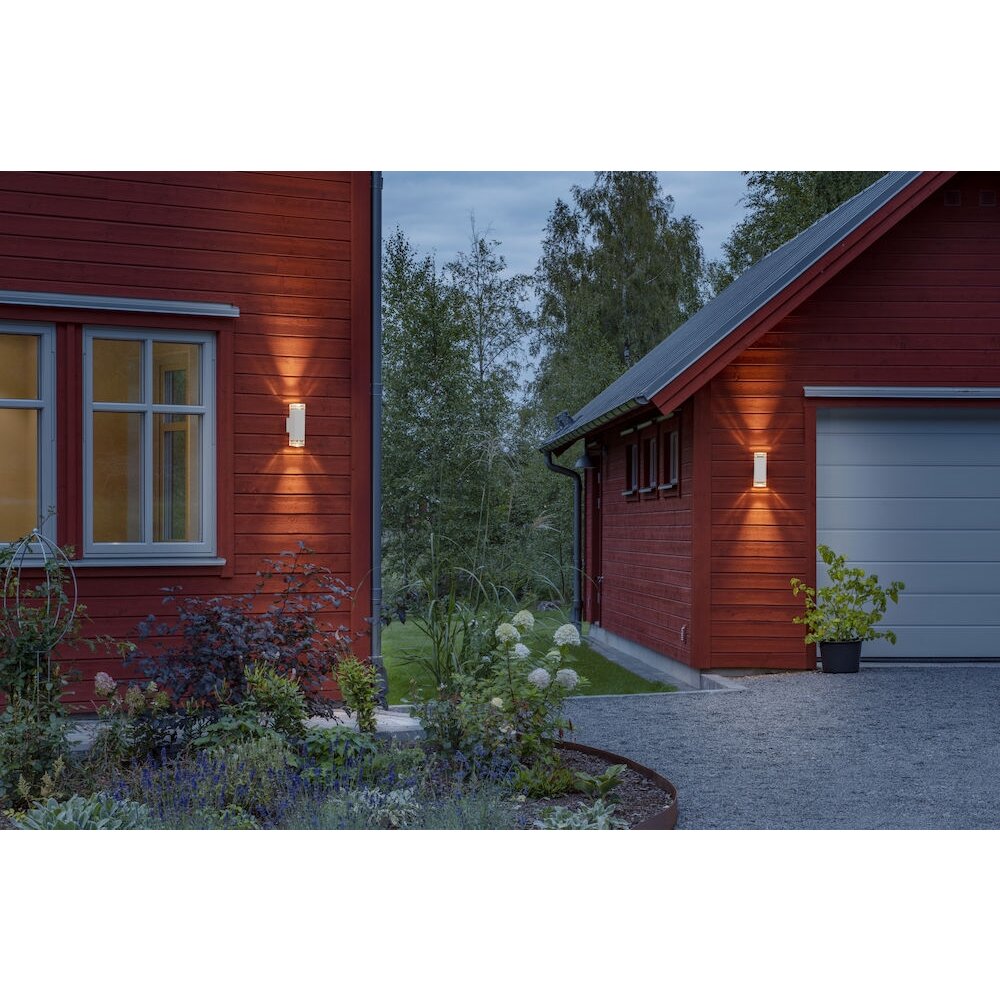 Applique murale d'extérieur Konstsmide Antares Blanc, 2 lumières main product photo