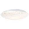 Plafonnier Brilliant Nunya LED Chrome, Blanc, 1 lumière