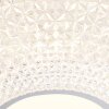 Plafonnier Brilliant Nunya LED Chrome, Blanc, 1 lumière