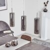 Suspension Vimodrone Nickel mat, 3 lumières