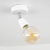 Plafonnier Musland Chrome, Blanc, 1 lumière