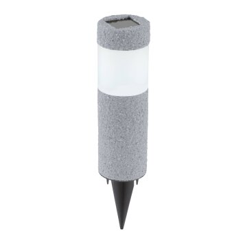 Lampe solaires Eglo STONE LED Gris, 1 lumière