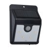 applique solaire Eglo REFLECT LED Noir, 4 lumières, Détecteur de mouvement