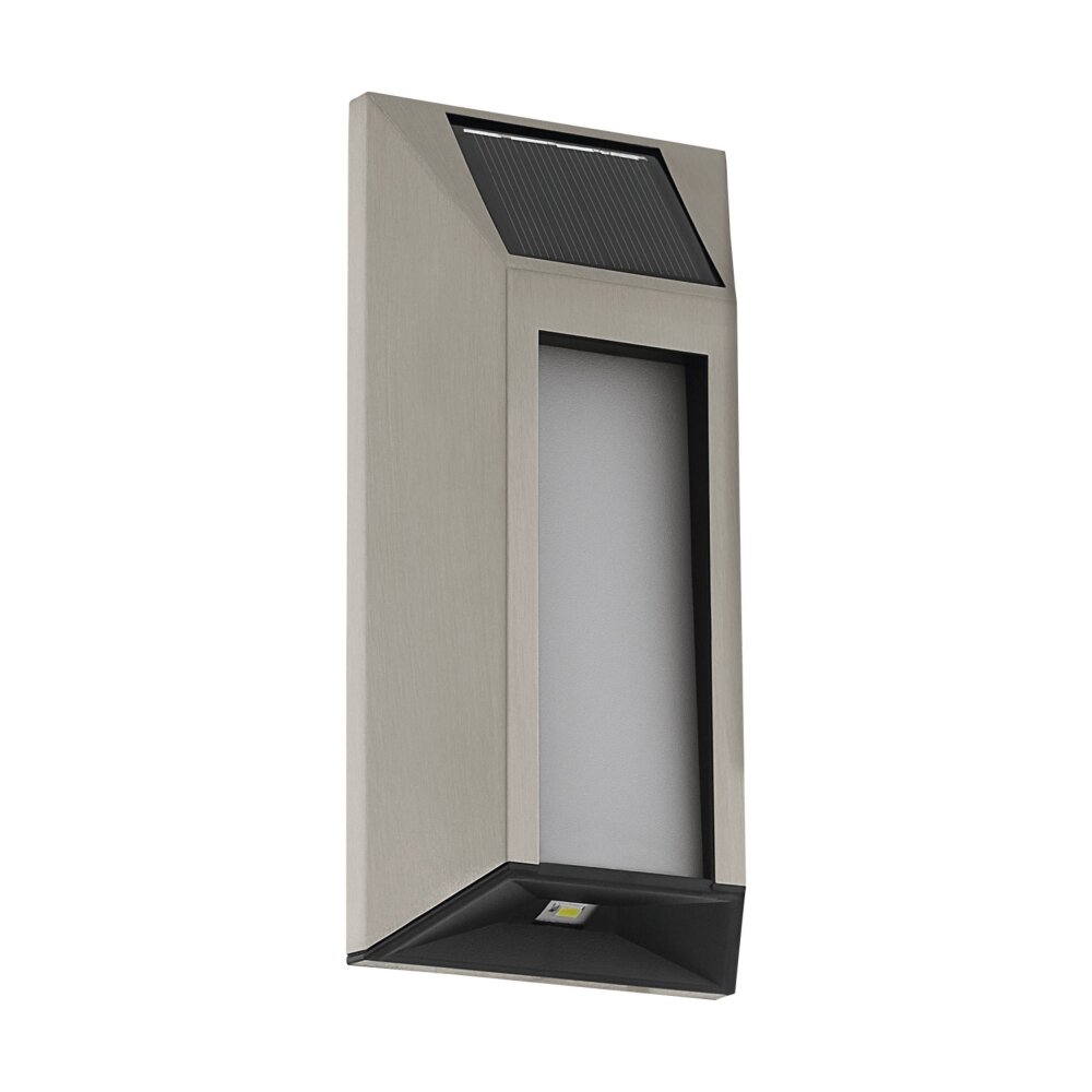 applique solaire Eglo WALL LED Acier inoxydable, Noir, 4 lumières main product photo