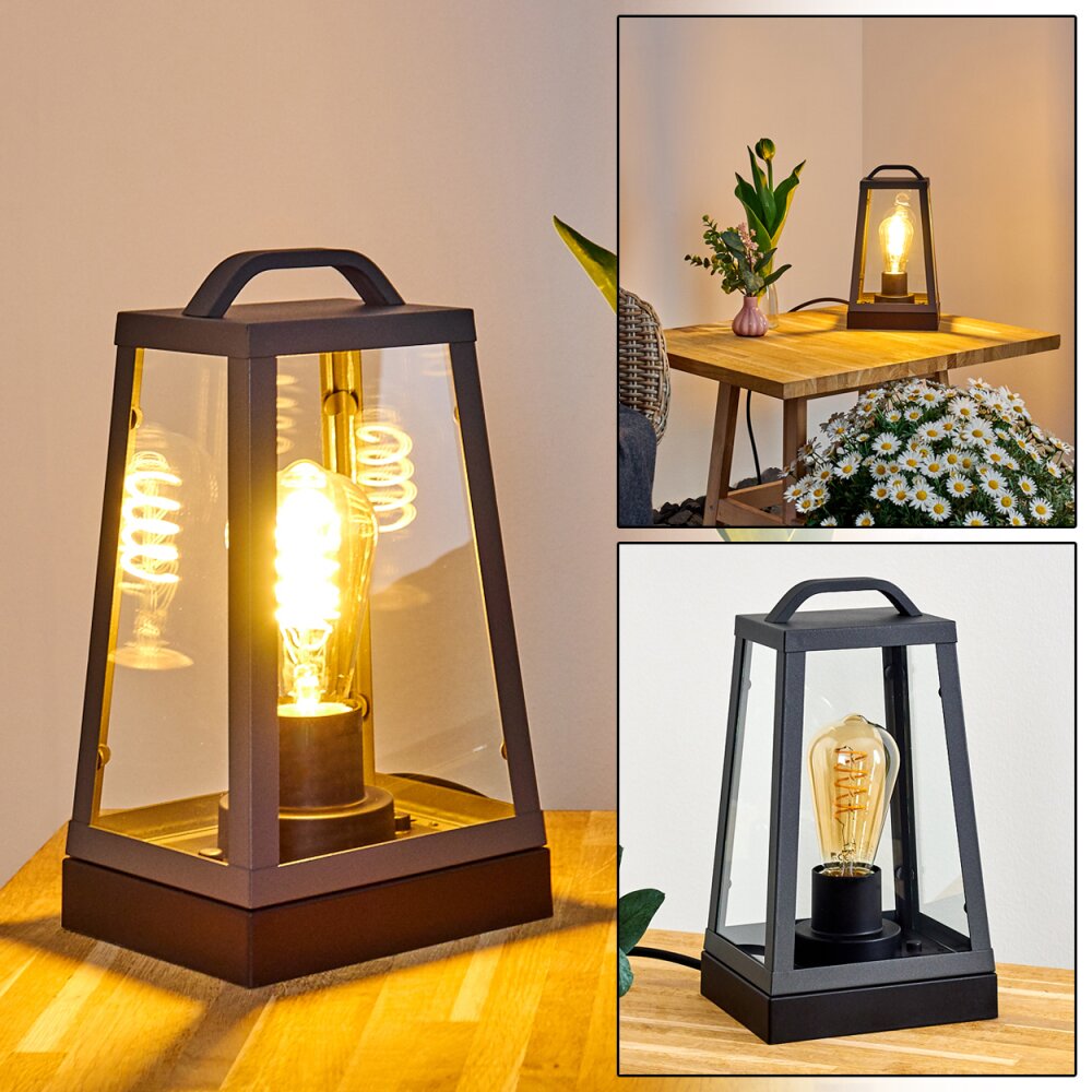 Lampe à poser Zakopane Anthracite, 1 lumière main product photo