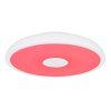 Plafonnier Globo RAFFY LED Noir, Blanc, 1 lumière, Télécommandes, Changeur de couleurs