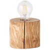 Lampe de table Brilliant Trabo Bois clair, 1 lumière