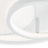 Plafonnier Brilliant Sigune LED Blanc, 1 lumière