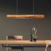 Suspension Brilliant Odun LED Bois clair, Noir, 1 lumière