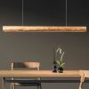 Suspension Brilliant Odun LED Bois clair, Noir, 1 lumière