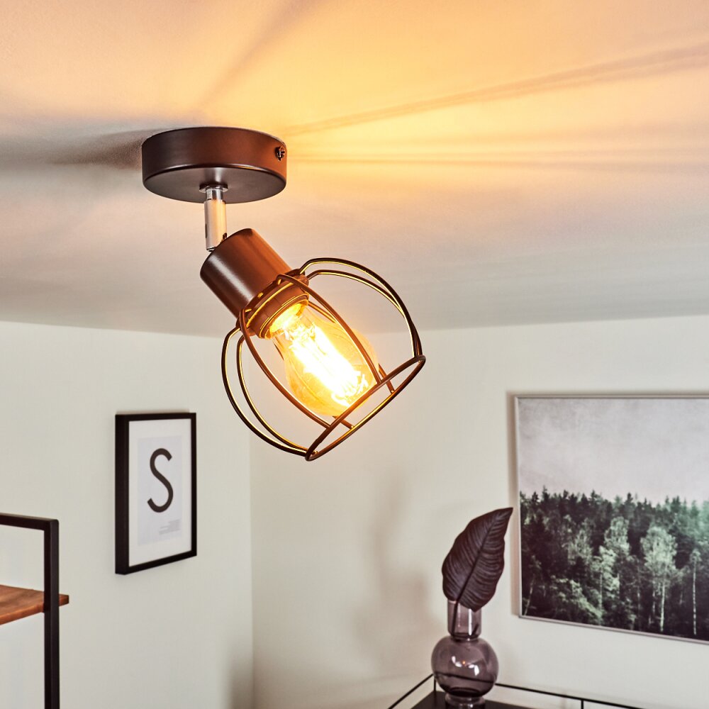 Plafonnier Orkanger Noir, 1 lumière main product photo