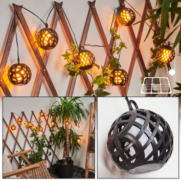 Guirlande solaire Firefly String Lights 100 LED blanc chaud : Décorations  lumineuses et guirlandes d'extérieur SMART GARDEN mobilier - botanic®